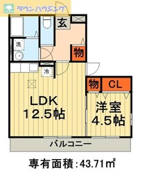 グランヴュルデ　の物件間取画像